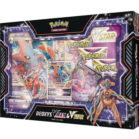 Pokemon Deoxys Vmax Vstar Battle Box Pokemon Kort