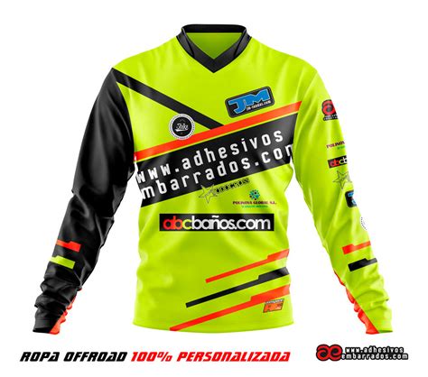 Camiseta Enduro Personalizada Mx Adhesivosembarrados