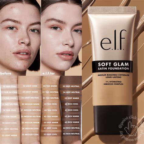 Elf Soft Glam Satin Foundation Rnewinbeauty