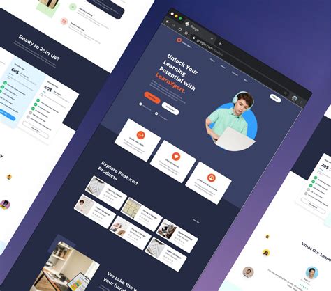 Learnxpert E Learning Landing Page Figma Community