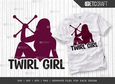 Twirl Girl Svg Cut File Twirlers Svg Graphic By Pixel Elites · Creative Fabrica