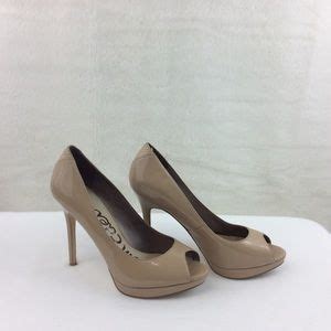 Sam Edelman Shoes Sam Edelman Peep Toe Platform Nude Pump Poshmark