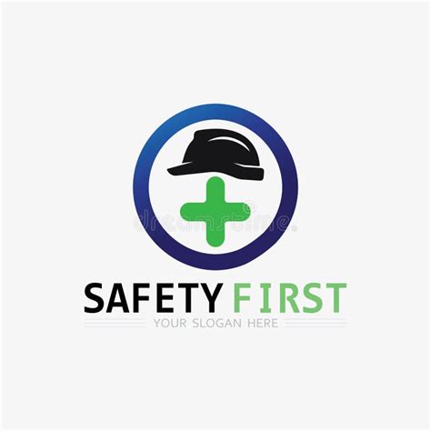 Safety First Logo Icon Vector Design And Illustration Graphic Sign