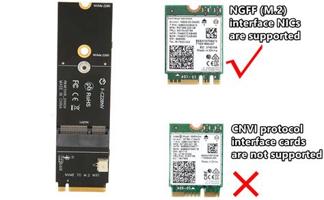 M 2 SSD Riser Card M 2 A E Key To M 2 M Key Card Durable NVME WiFi