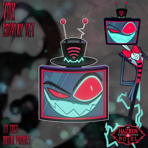 🏨 Vox Cosplay Set Hazbin Hotel・ 3d File For 3d Printing・cults
