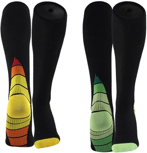 Pares De Calcetines De Compresi N Para Hombre Y Mujer De Feifanshop