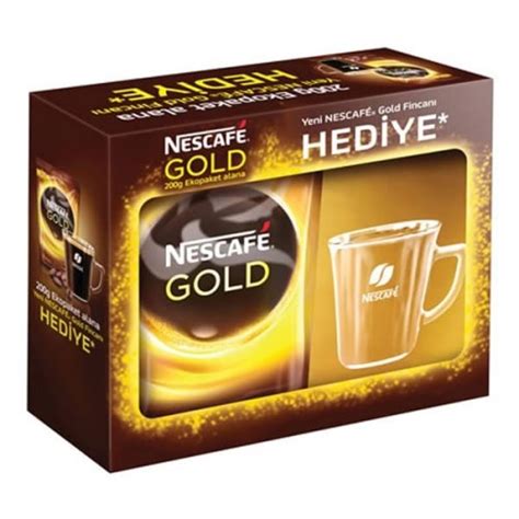 Nescafe Gold Z Lebilir Kahve Gr Cam Fincan Hediye Fiyat