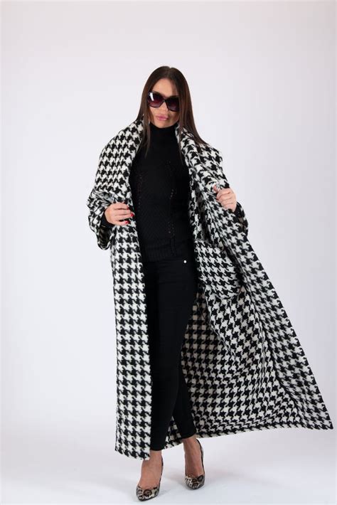 Winter Houndstooth Coat Ofelia Eug Fashion Eug Fashion Wool Winter