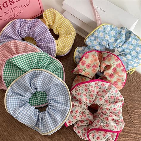 Jual Town Shell Mijji Korean Aesthetic Scrunchy Scrunchie