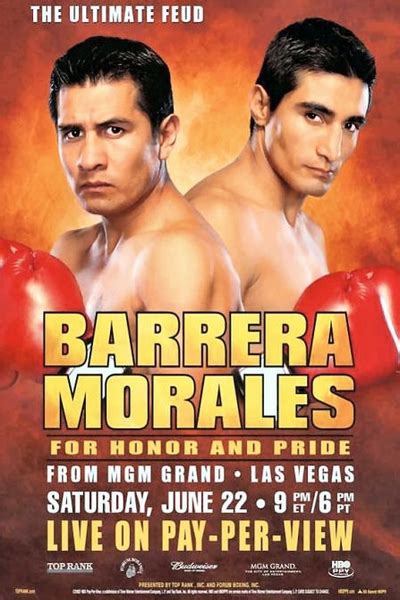 Erik Morales Vs Marco Antonio Barrera Nd Meeting Boxrec