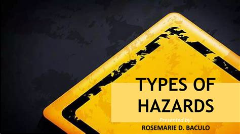 Types of hazards | PPT