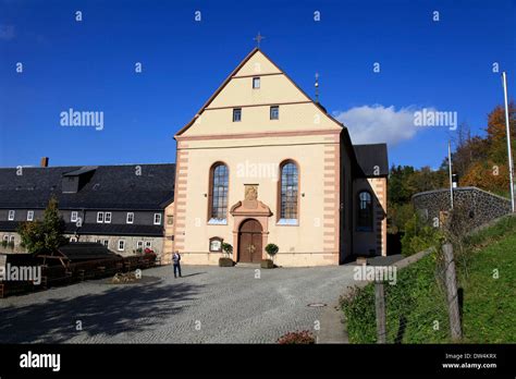 The Monastery Church Of Kreuzberg Monastery Is A Church Without A Tower