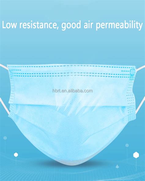 Civil Disposable Bag Mask With Three Layer Protective Non Woven Fabric