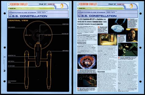 Uss Constellation Other Starships Star Trek Fact File Page