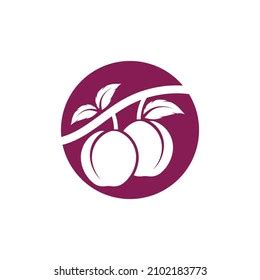 Plum Logo Vector Icon Design Template Stock Vector (Royalty Free) 2102183773 | Shutterstock