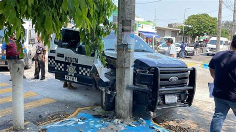 Choque Entre Patrulla De Polic A Estatal Y Ambulancia Del Issste En