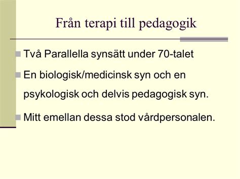 Det sociokulturella funktionshindret och Tydliggörande pedagogik ppt