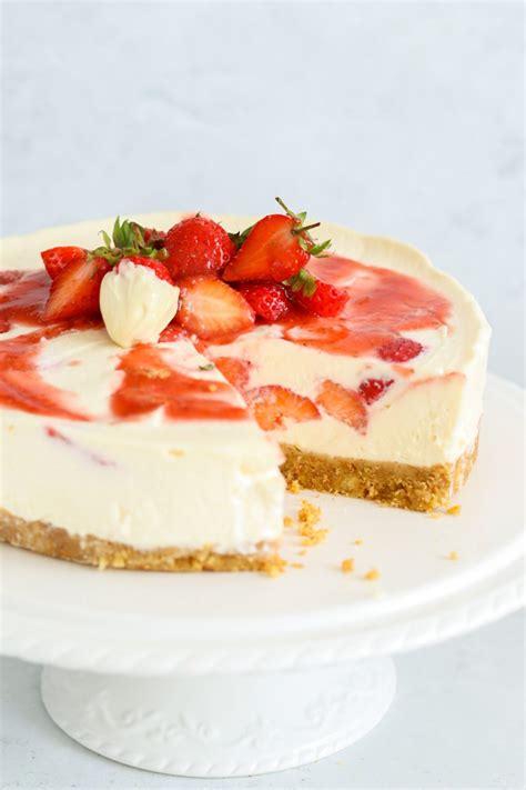 Strawberry And White Chocolate Cheesecake My Morning Mocha