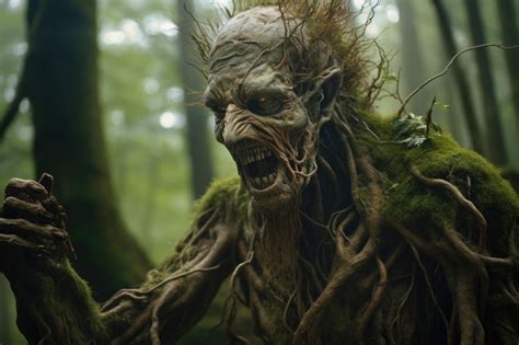 Premium AI Image | Forest monster