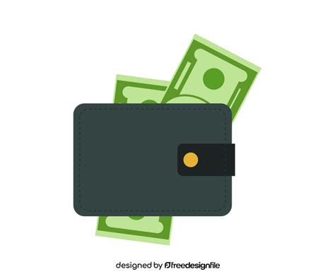 Wallet With Money Clipart Transparent