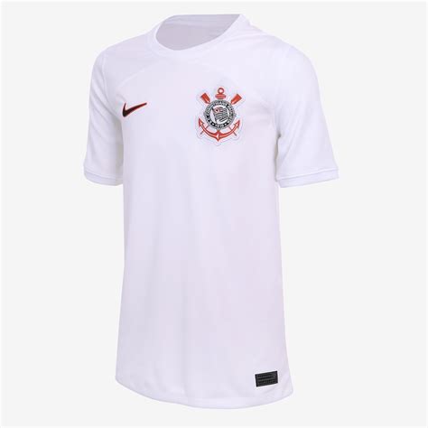 Camisa Nike Corinthians I 2023 24 Torcedor Infantil Faz A Boa