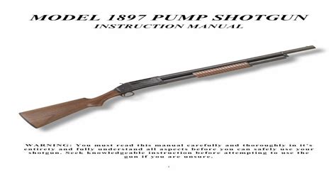 Download Pdf Model 1897 Pump Shotgun Cimarron Firearms€¦ · Model