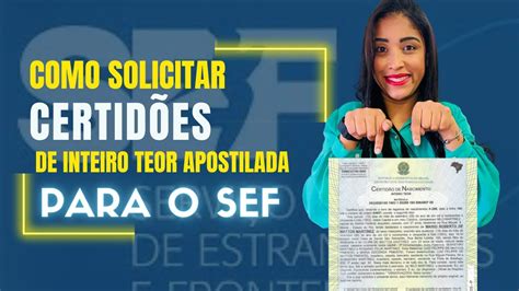 Como Emitir e receber em Portugal a Certidão de Inteiro Teor Apostilada