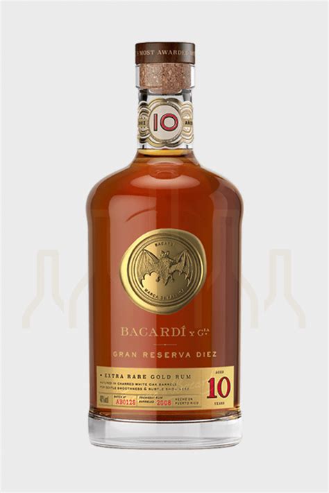 BACARDI Gran Reserva Diez Rhum vieux des Caraïbes 40 70cl