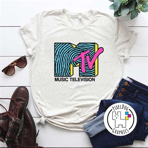 Colorful MTV Set EPS SVG Print Cut File Etsy