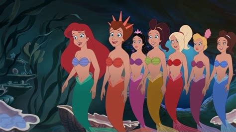 The Little Mermaid Daughters Of Triton