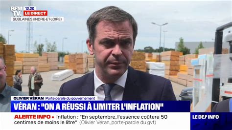 Olivier V Ran Nous Sommes Au Pic De L Inflation Elle Va Commencer