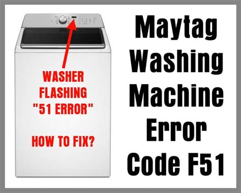 Maytag Washer D Code Explained Causes And Solutions Off