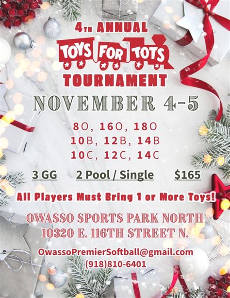 Toys For Tots 2023 Owasso OK USSSA Oklahoma Fast Pitch