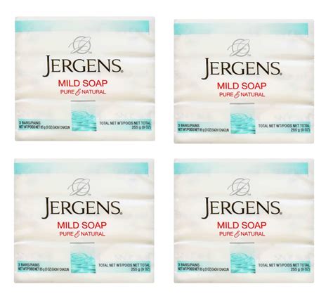 Jergens Mild Soap Lightly Scented Gentle Cleansing Soap For All Skin Types 3