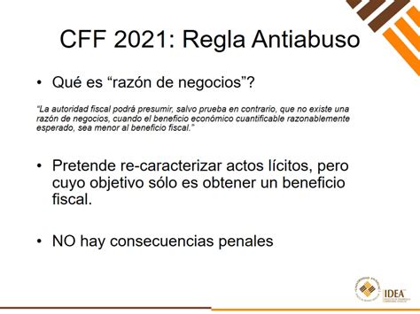 Principales Cambios Fiscales Cff Ppt