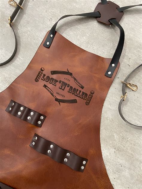 Personalized Leather Apron With Beer Pocket Bbq Blacksmith Etsy Uk