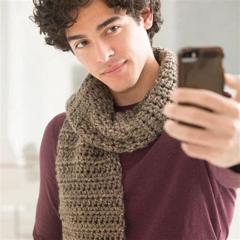 Free Crochet Men S Scarf Patterns Raffamusadesigns