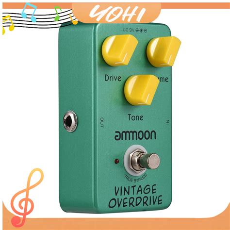Ammoon AP-01 แป้นเหยียบเอฟเฟคกีตาร์โอเวอร์ไดรฟ์ สไตล์วินเทจ | Shopee ...