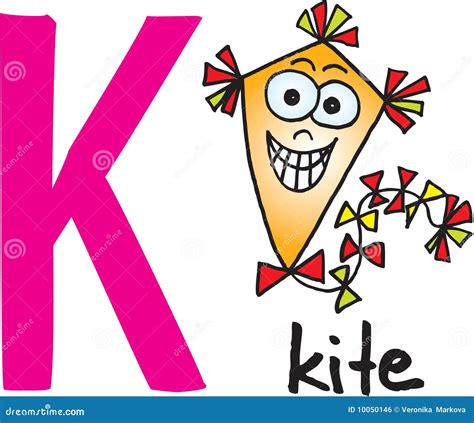 Letter K - Kite Royalty Free Stock Image - Image: 10050146