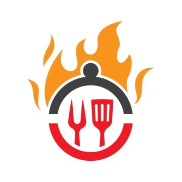 Hot Grill Logo Images Illustration Fire Retro Barbeque Vector Fire