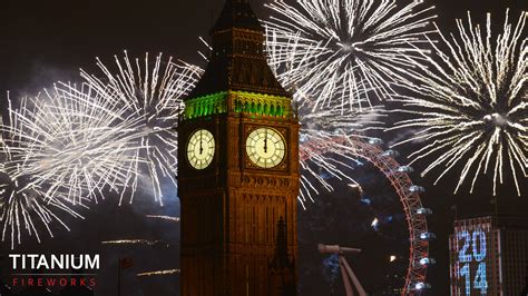 The Mayor Of London New Years Eve Celebrations 2014 Titanium Fireworks