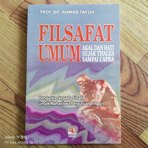 Jual Buku Filsafat Umum Edisi Revisi Prof Dr Ahmad Tafsir