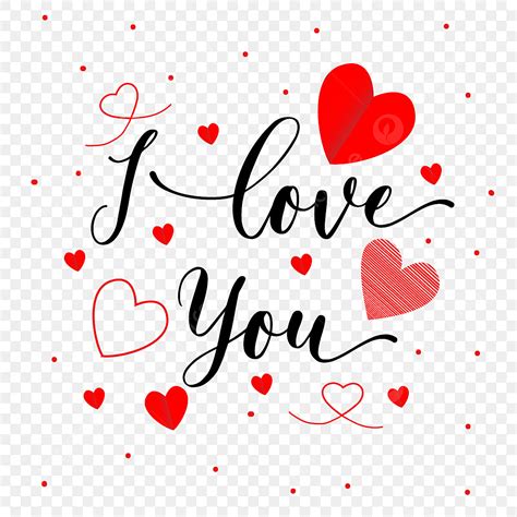 I Love You Vector Art PNG I Love You Png File Valentine Day Valentine