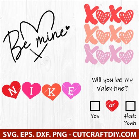 Nike Valentine Svg Valentines Svg Bundle Xoxo Svg Valentine S Day