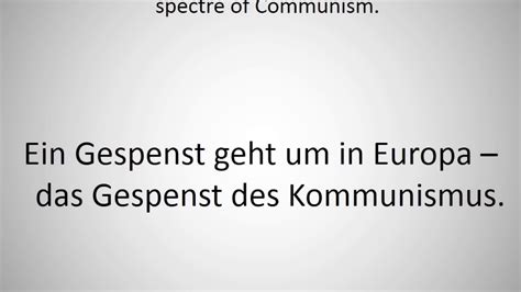 How To Say A Spectre Is Haunting Europe The Spectre Of Communism In