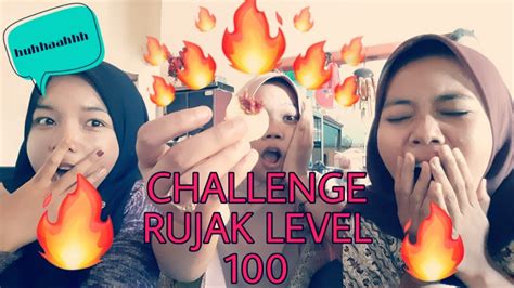 Challenge Nyanyi Sambil Makan Rujak Level 100 🥵🥵🥵 Youtube