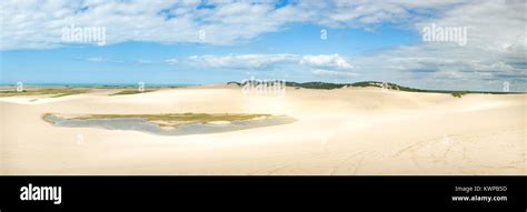 Panorama Of Dunes In Canoa Quebrada Beach At The Ceara State In Brazil