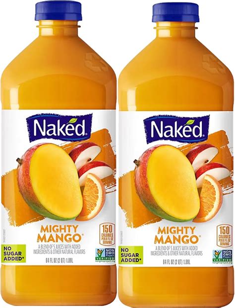 Amazon Naked Mighty Mango Juice Smoothie Oz Pack