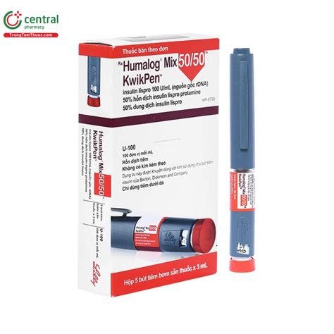 Thuốc Tiêm Humalog Mix 5050 Kwikpen Trị đái Tháo đường Cần Insulin