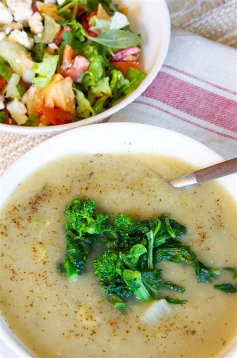 Healthier Creamy Potato Soup Vegan Vegetarian Recipes For Mindful